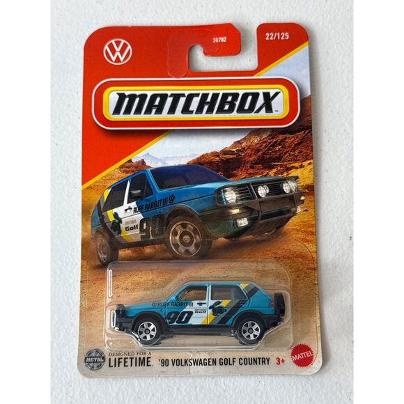 Matchbox Car 90 Volkswagen Golf Country Toy Race Cars Kids Diecast 1 64 Vehicle - Picture 1 of 6